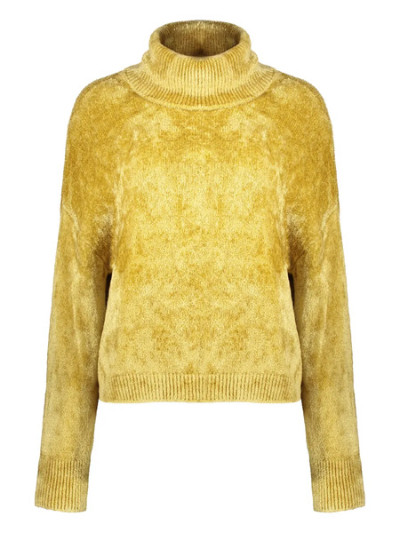  Herno High-collar Long-sleeve Sweater - Yellow 