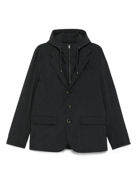  Herno Hooded Blazer - Grey 
