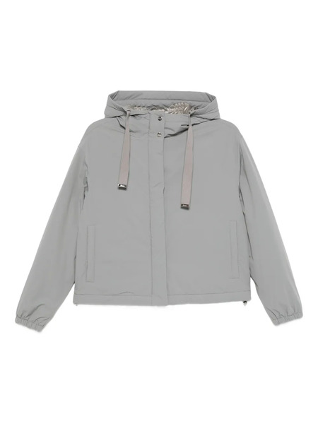  Herno Hooded Drawstring Jacket - Grey 