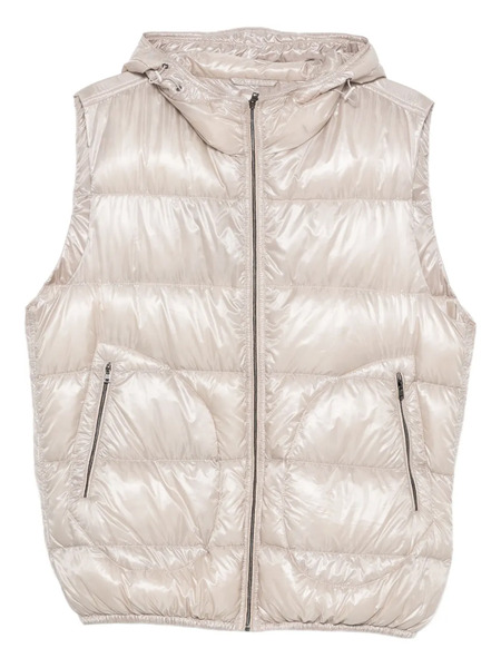  Herno Hooded Gilet - Neutrals 