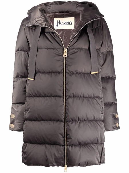  Herno Hooded Padded Coat - Grey 