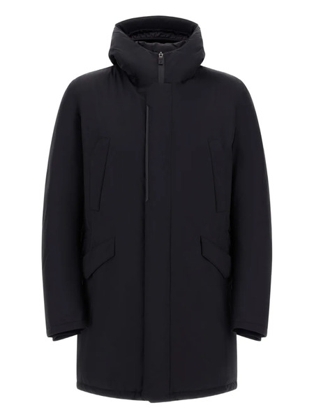  Herno Hooded Parka Jacket - Black 