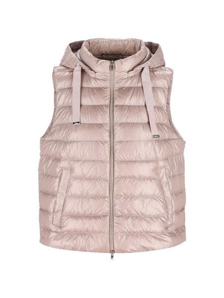  Herno Hooded Puffer Gillet - Pink 