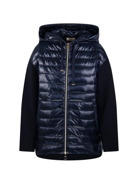  Herno Hooded Quilted Coat - Blue 