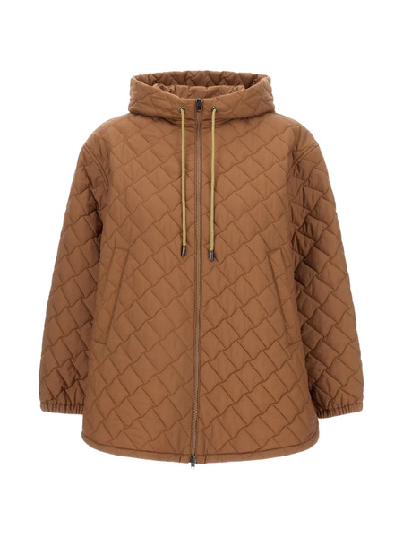  Herno Hooded Quilted Coat - Brown 