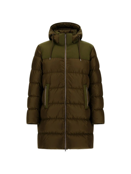  Herno Hooded Quilted Coat - Green 