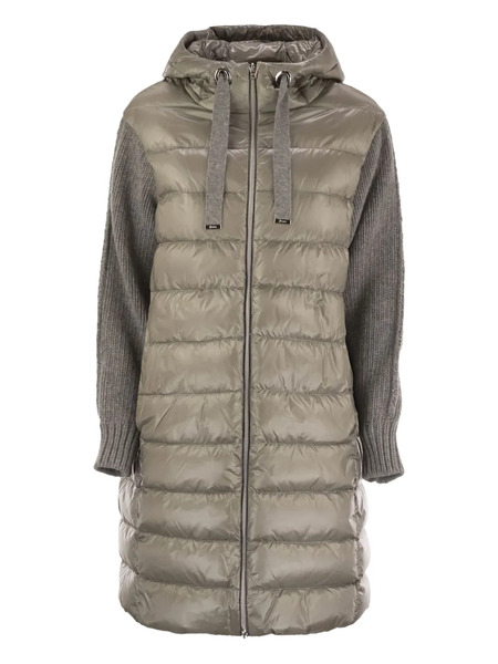  Herno Hooded Quilted Down Coat - Neutrals 