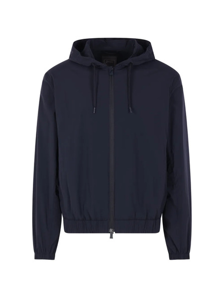  Herno Hooded Zip Coat - Blue 