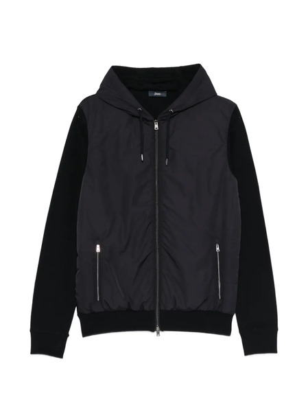  Herno Hooded Zip Jacket - Black 