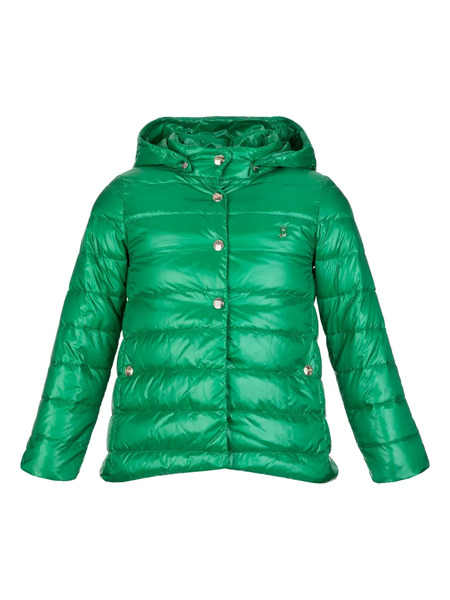  Herno Kids Hooded Padded Jacket - Green 
