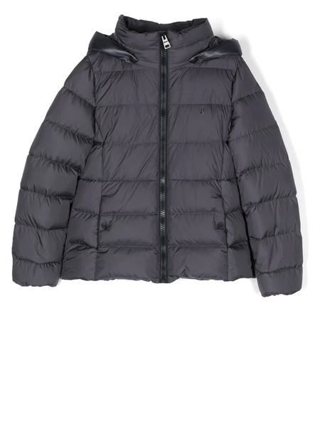  Herno Kids Hooded Puffer Jacket - Blue 