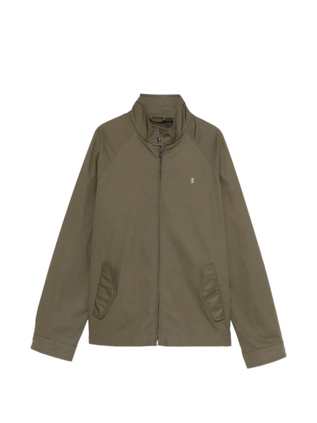  Herno Kids Logo Zipped Jacket - Green 