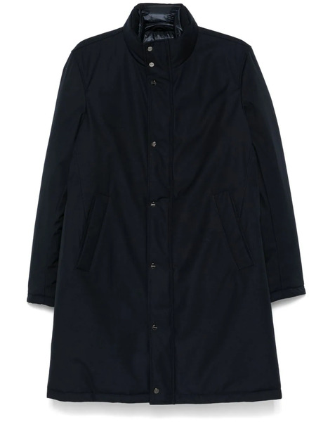  Herno Layer-detail Coat - Blue 