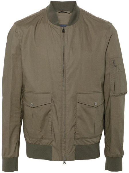  Herno Lightweight Bomber Jacket - Green 