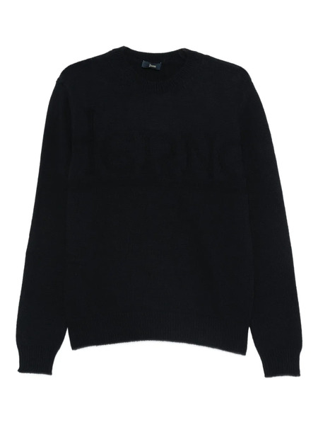  Herno Logo-embossed Sweater - Blue 