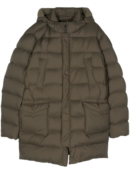  Herno Logo-plaque Coat - Green 