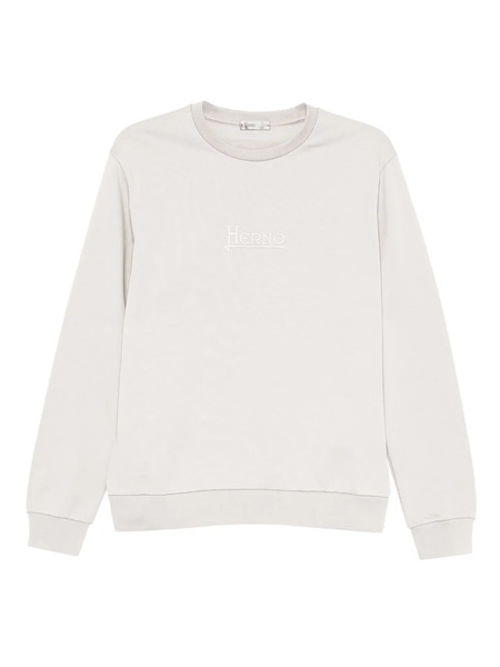  Herno Logo-print Sweatshirt - Neutrals 