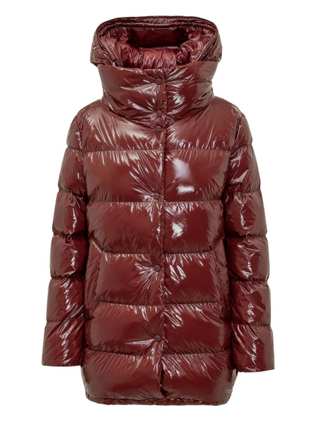  Herno Long-sleeve Hooded Coat - Red 