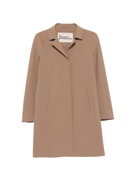  Herno Notched Coat - Brown 