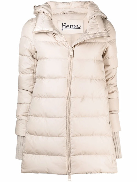  Herno Padded Hooded Coat - Neutrals 
