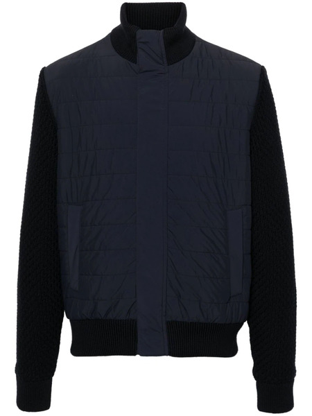  Herno Padded-panels Jacket - Blue 