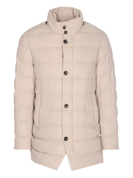  Herno Padded Single-breasted Coat - Neutrals 
