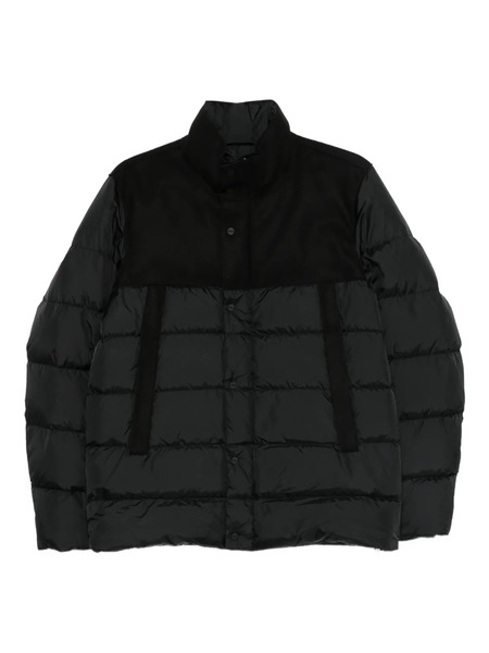  Herno Panelled Quilted Coat - Black 