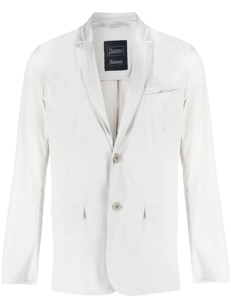  Herno Plain Single-breasted Blazer - Grey 