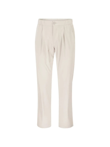  Herno Pleat Elasticated Trousers - Neutrals 