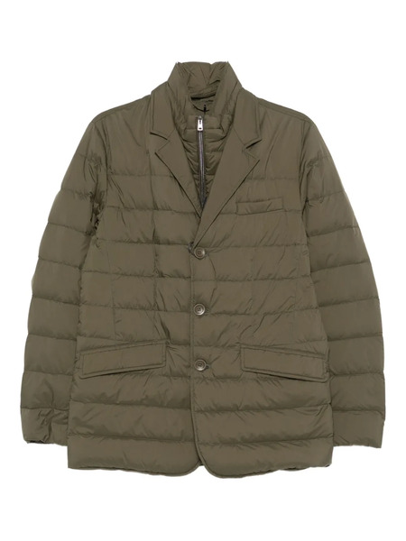  Herno Quilted Buttoned Jacket - Green 