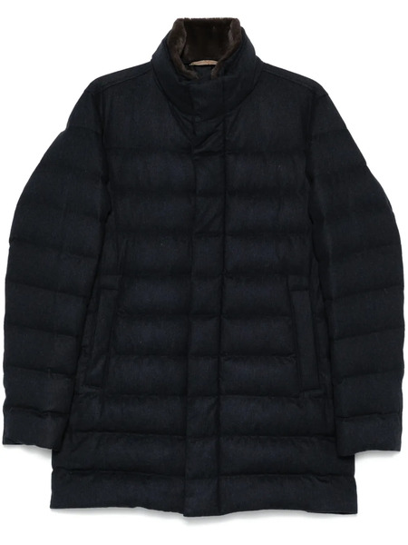  Herno Quilted Coat - Blue 