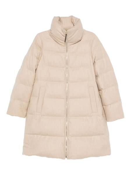  Herno Quilted High-neck Coat - Neutrals 