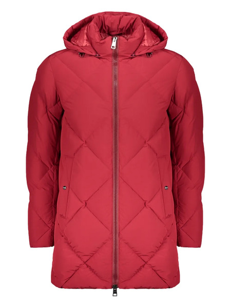  Herno Quilted Hooded Coat - Red 