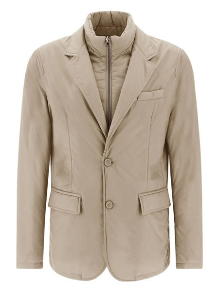  Herno Quilted Single-breasted Blazer - Neutrals 