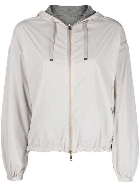  Herno Reversible Hooded Lightweight Jacket - Neutrals 