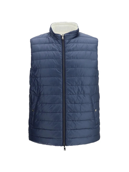  Herno Reversible Quilted Down Jacket - Blue 