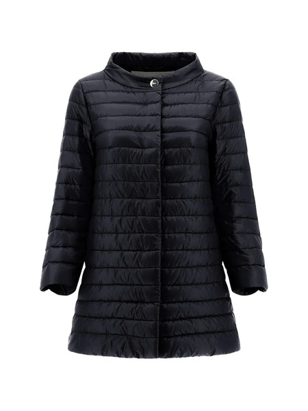  Herno Rossella Quilted Coat - Black 