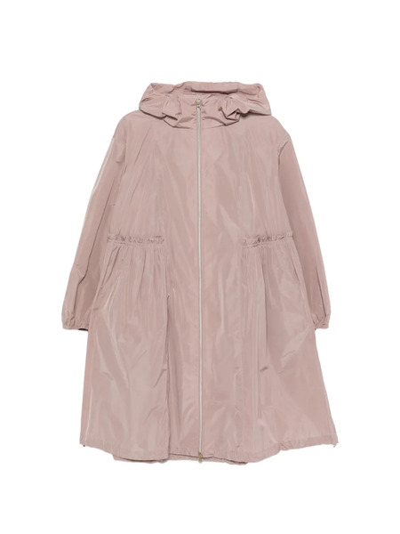  Herno Ruffled-trim Hooded Parka - Pink 