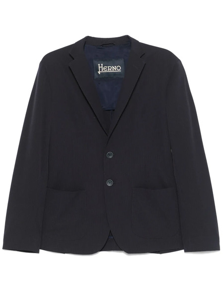  Herno Seersucker Blazer - Blue 