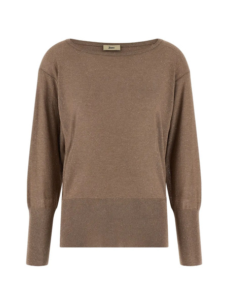  Herno Sequin-appliqué Sweater - Brown 