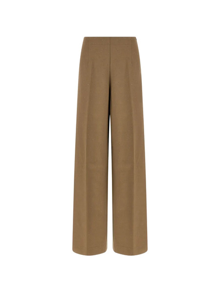  Herno Sequin Straight Trousers - Brown 