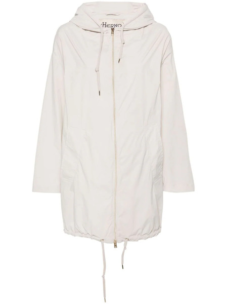  Herno Shell Zipped Raincoat - Grey 