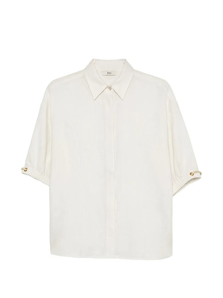  Herno Short-sleeve Buttoned Shirt - Neutrals 