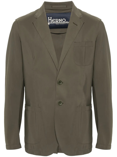  Herno Single-breasted Blazer - Green 