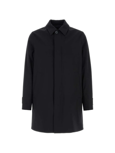  Herno Single-breasted Coat - Blue 