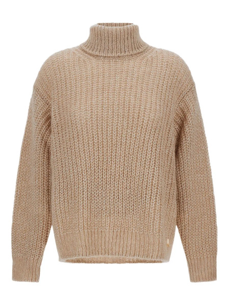  Herno Turtleneck Ribbed Sweater - Neutrals 