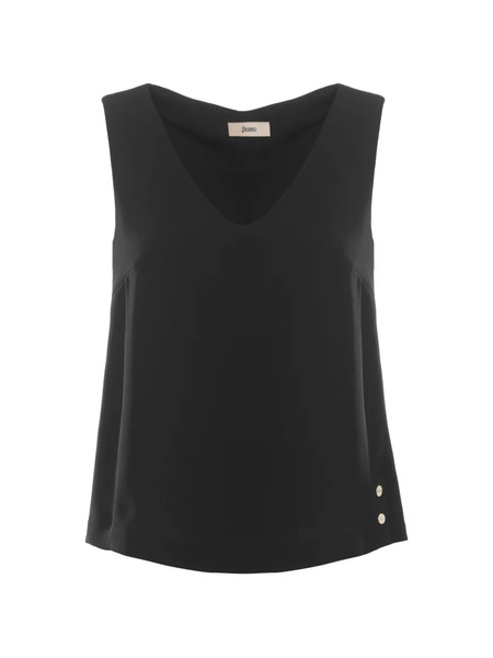  Herno V-neck Blouse - Black 
