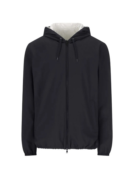  Herno Zip Hooded Jacket - Blue 