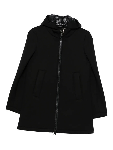  Herno Zip-ip Hooded Coat - Black 