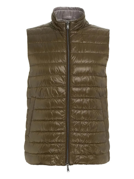  Herno Zip Padded Jacket - Brown 